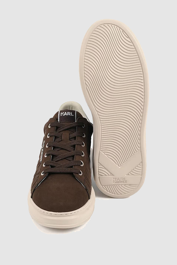ΠΑΠΟΥΤΣΙΑ KARL LAGERFELD - 244 DK BROWN NUBUCK